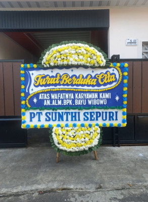 Papan Bunga Duka di Pontianak Selatan